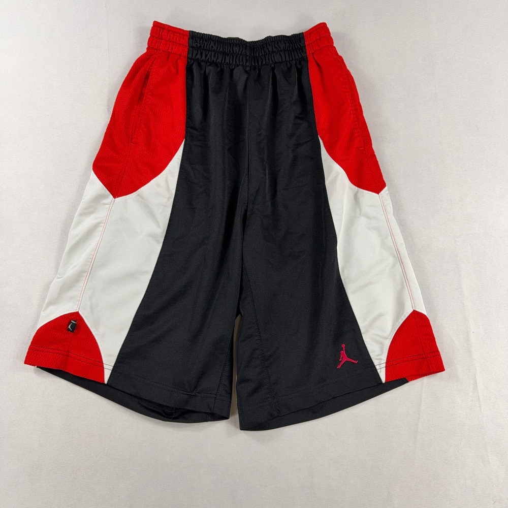 Jordan Basketball Shorts Tri-Color Block Jumpman Athletic Mens Size M